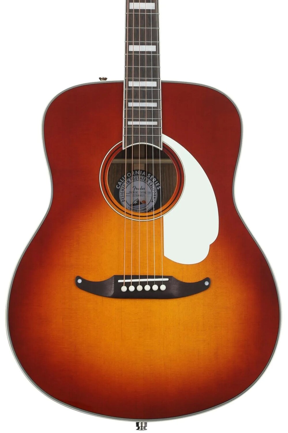 

Новая винтажная акусто-электрическая гитара Fender Palomino — Sienna Sunburst