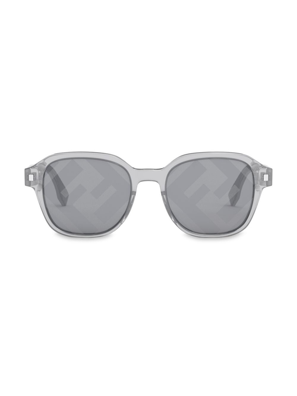 

Полупрозрачные солнцезащитные очки 52MM с логотипом FF Fendi, серый