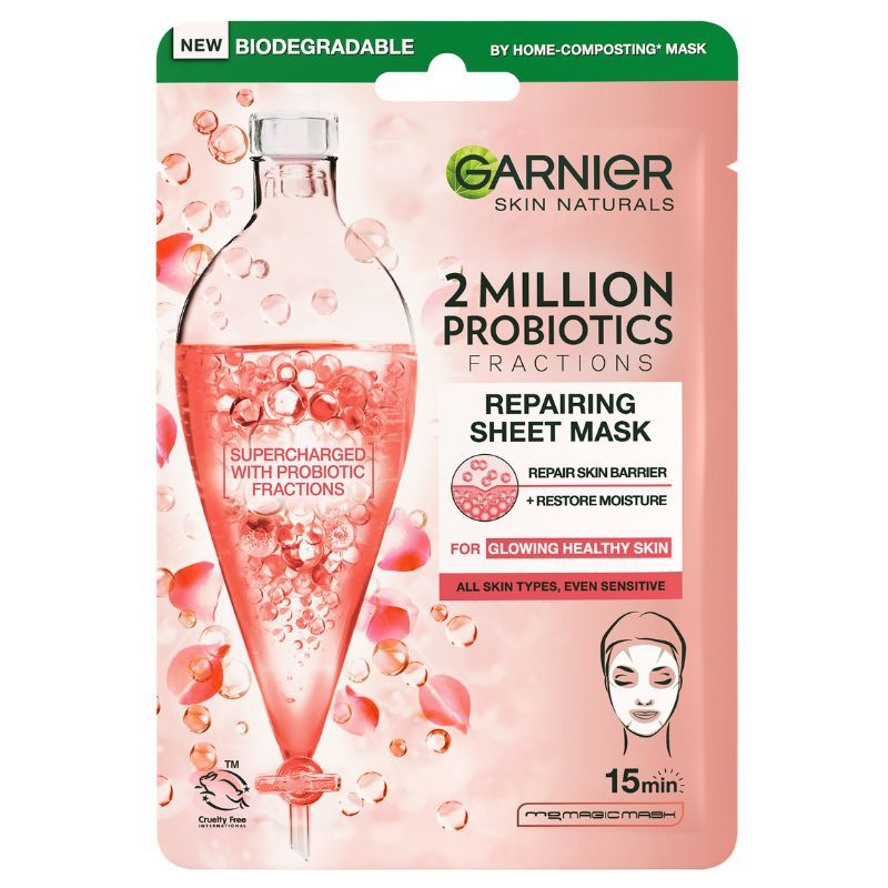 Garnier Naturals ProBiotic тканевая маска для лица, 22 ml
