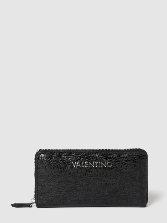 Кошелек с надписью модели DIVINA Valentino, черный кошелек magic store на молнии отделение для монет бежевый