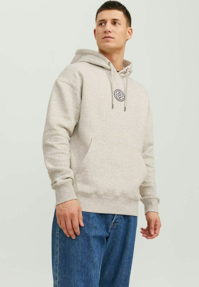 

Худи Jack & Jones, белый меланж