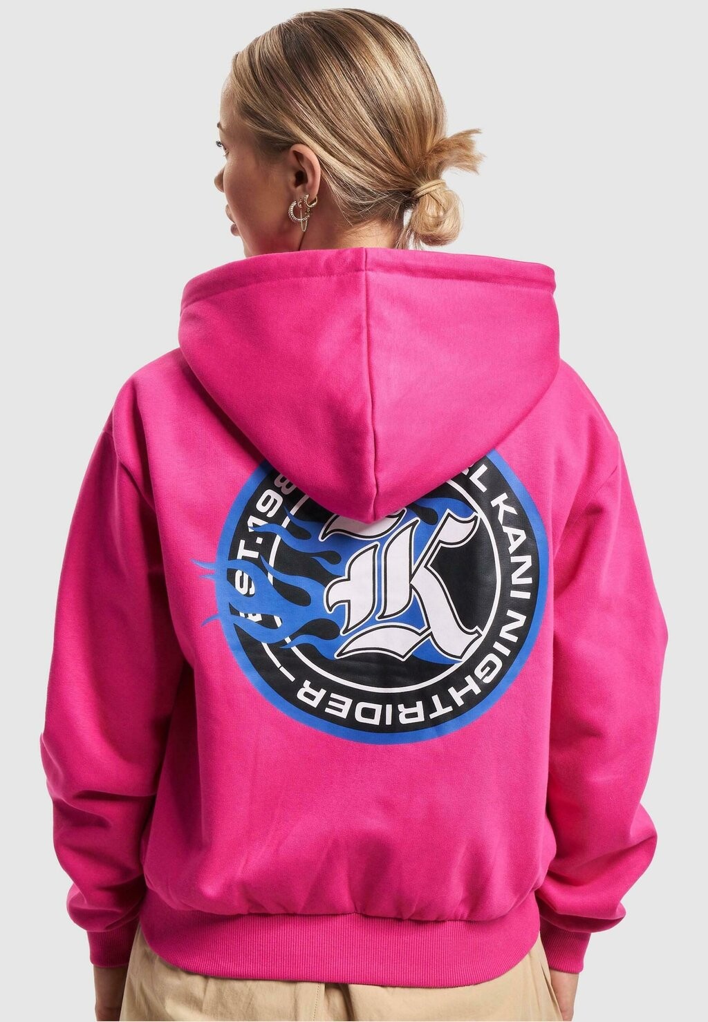 

Толстовка на молнии CHEST SIGNATURE FULL ZIP Karl Kani, розовый