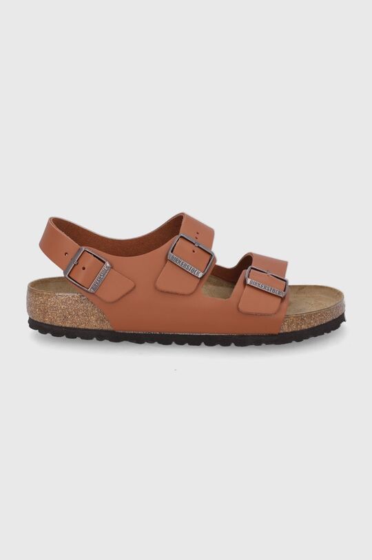 

Кожаные сандалии Milano Birkenstock, коричневый