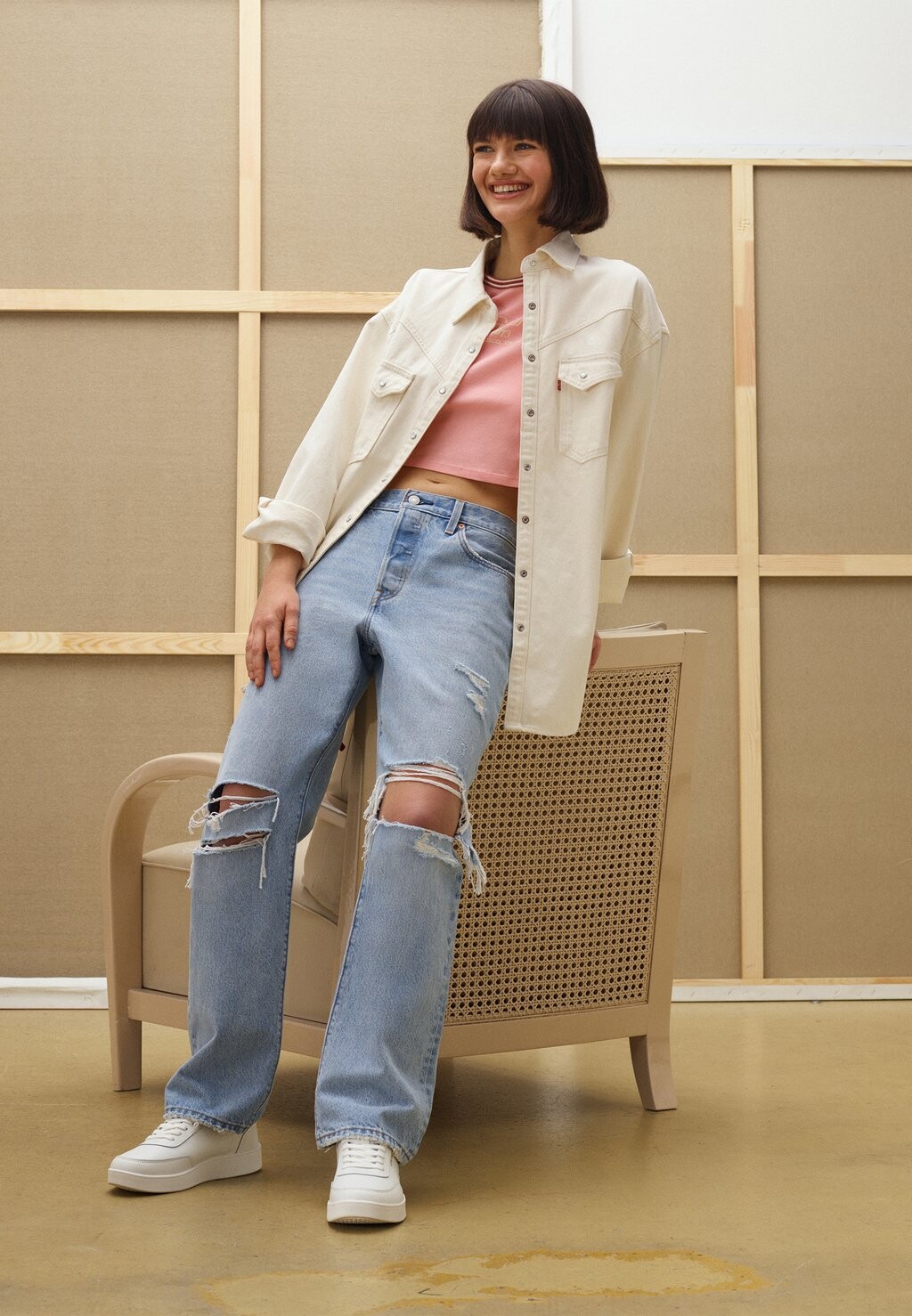 

джинсы прямого кроя Levi's Straight Leg -Farkut