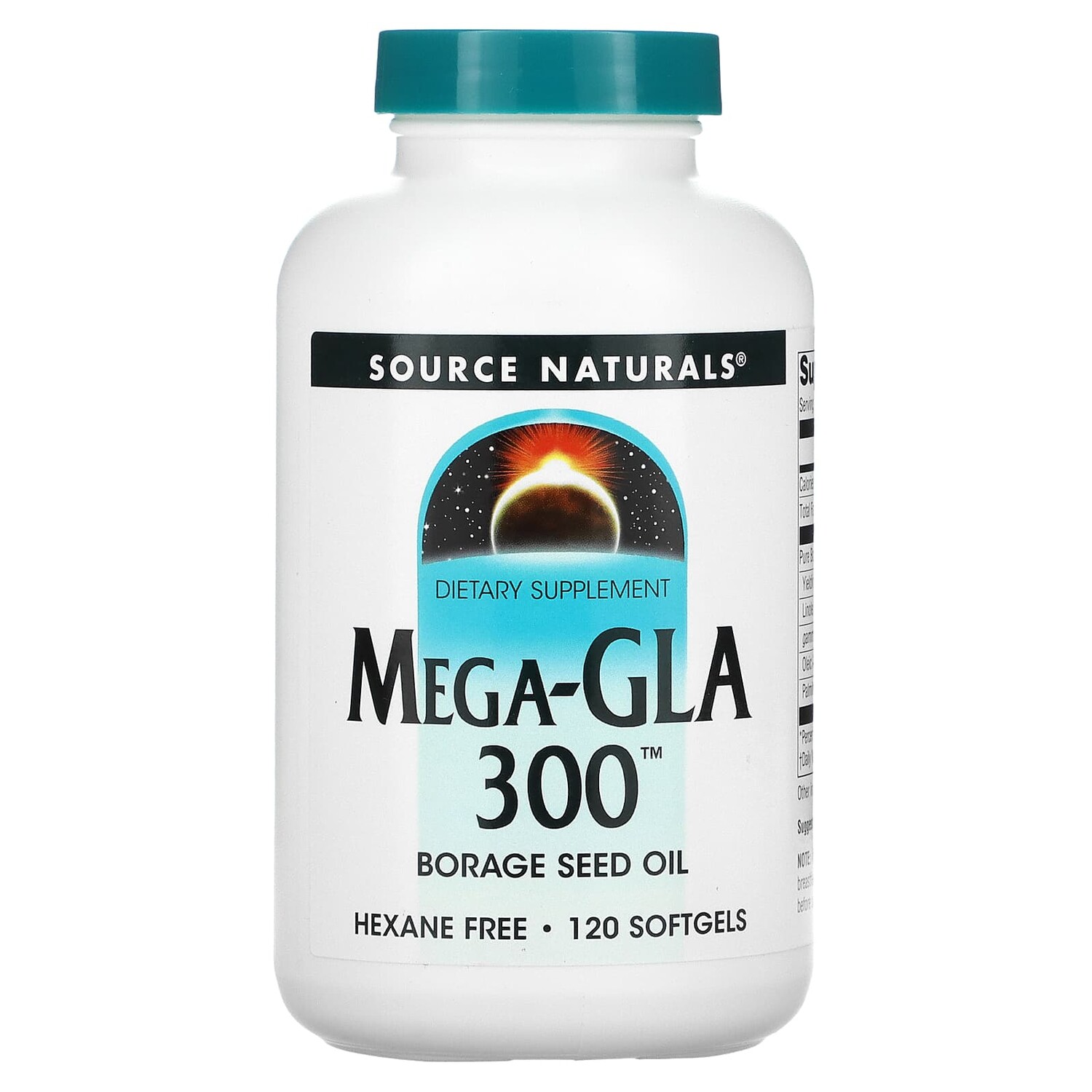 

Mega-GLA 300, 120 мягких таблеток, Source Naturals