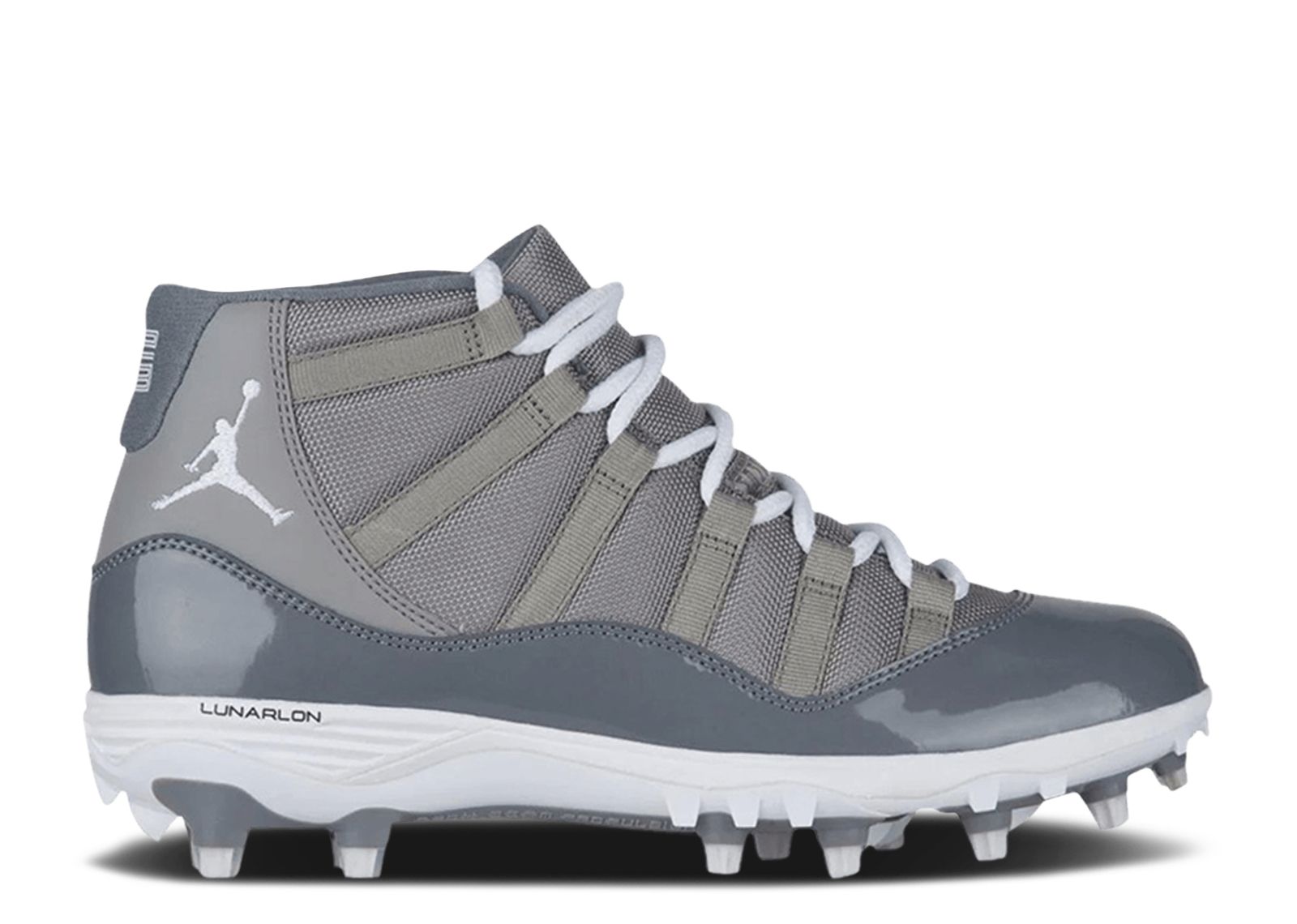 Кроссовки Air Jordan Air Jordan 11 Td Cleat 'Cool Grey', серый 2 pcs 5 inch boat pull up cleat marine docking stainless steel 316 pop up cleat flush mount dock retractable cleat
