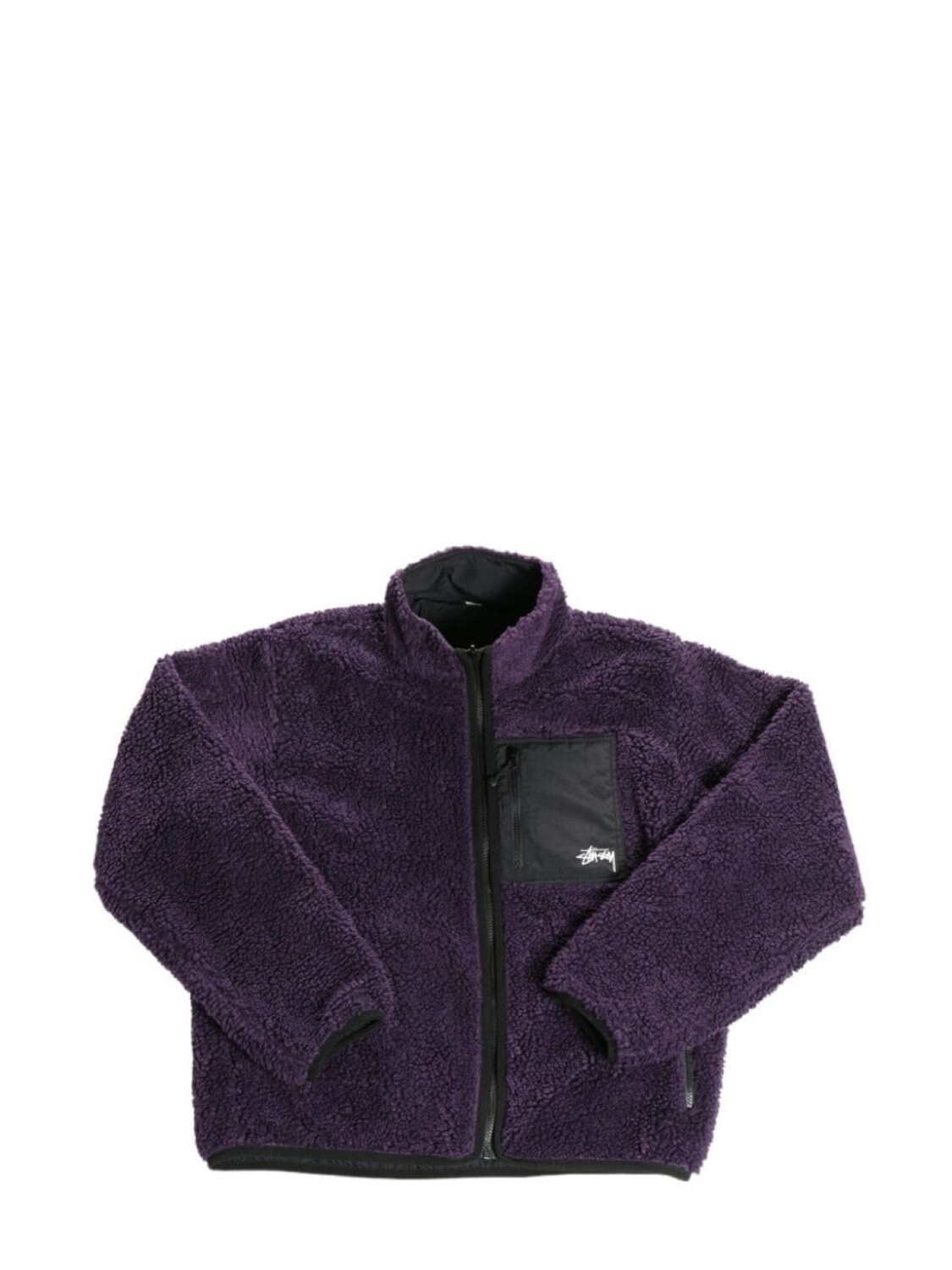 

Двусторонняя куртка Stüssy Sherpa, фиолетовый