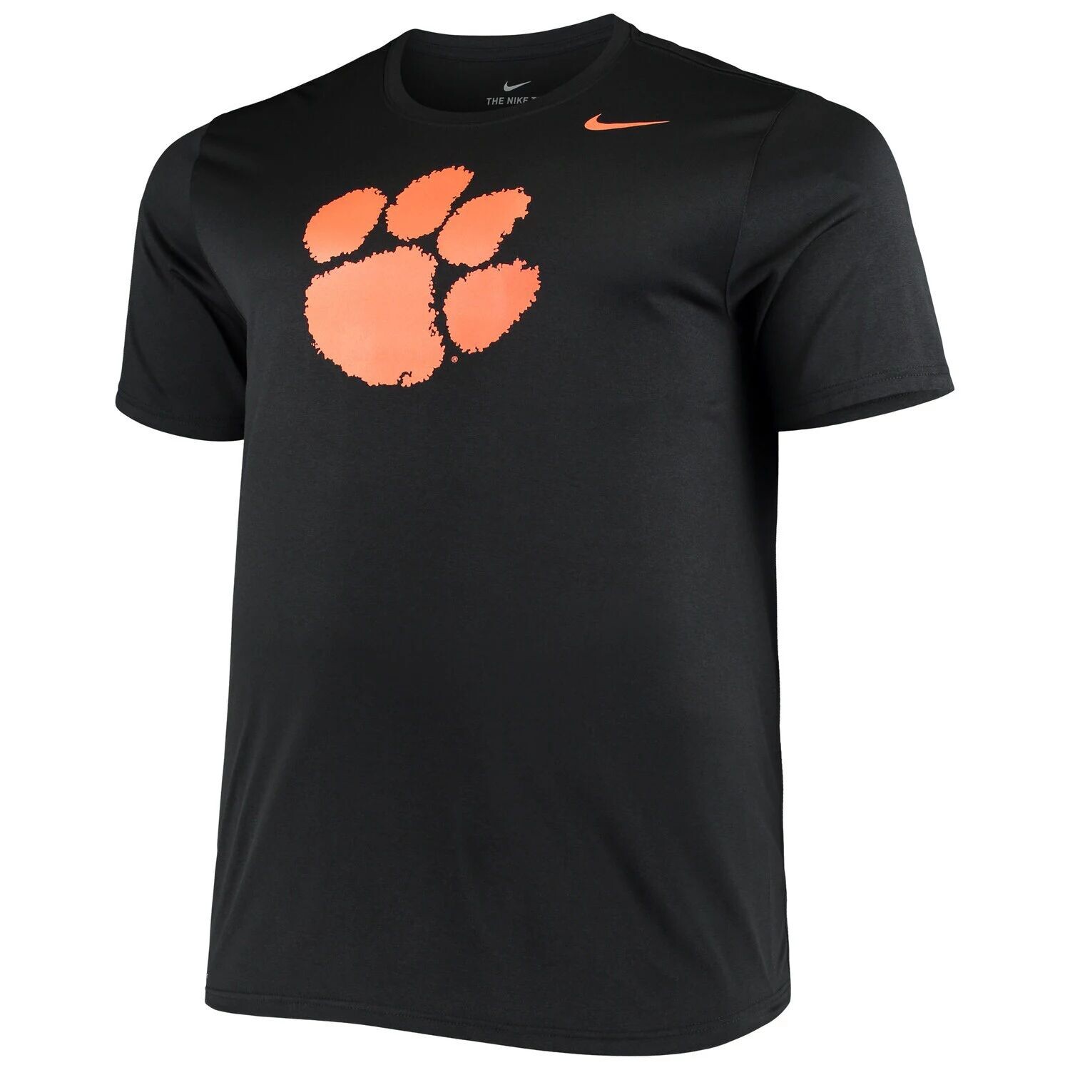 

Мужская черная футболка с логотипом Clemson Tigers Big & Tall Legend Primary Nike, Черный