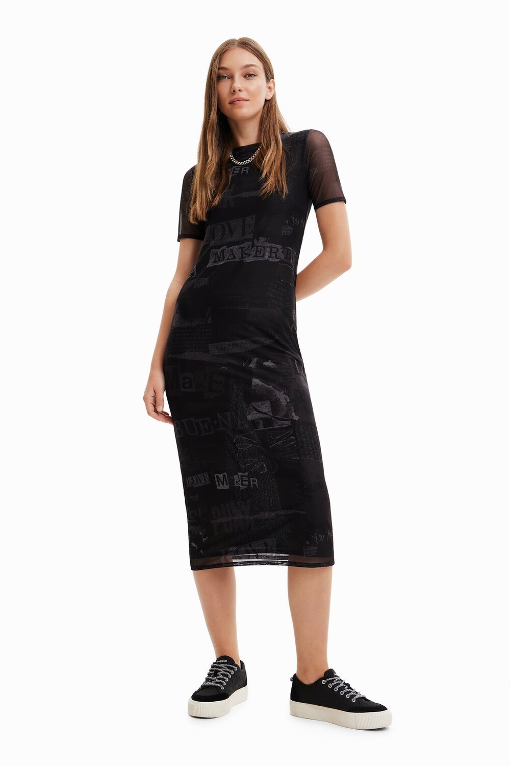 

Летнее платье Desigual, черный
