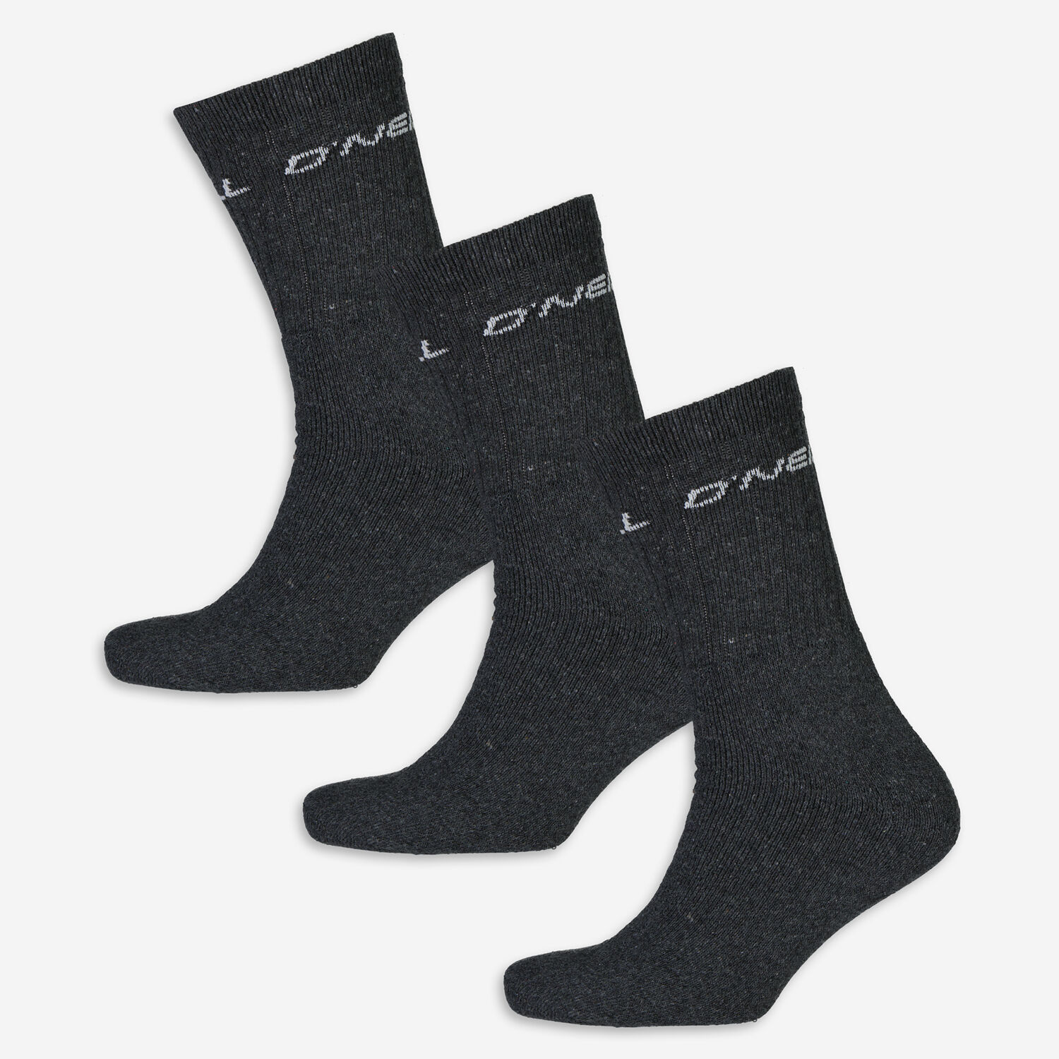 цена 3 упаковки серых махровых носков O'Neill