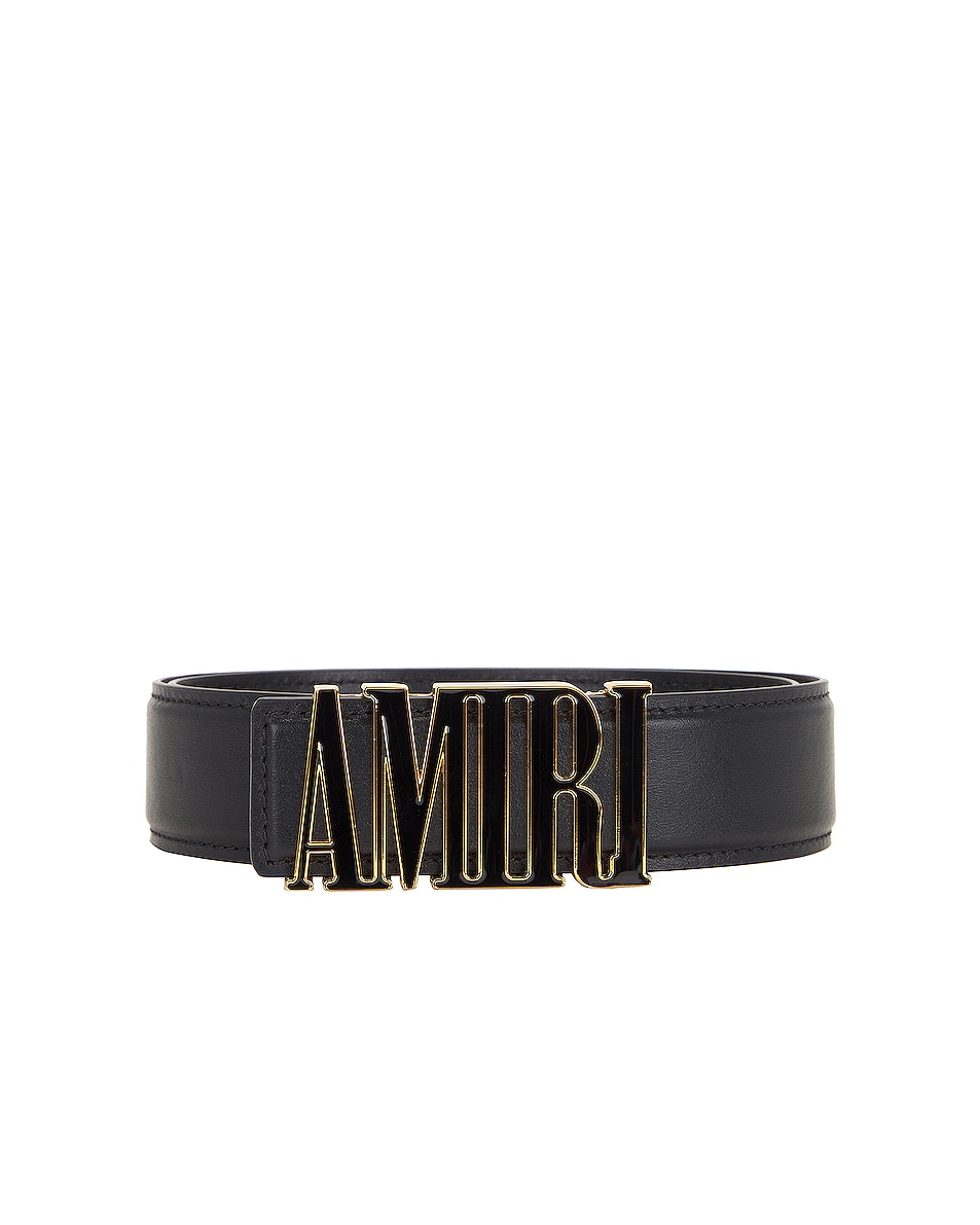 Ремень Amiri Nappa 4cm, черный