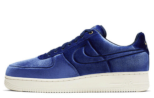 

Nike Air Force 1 Low '07 Премиум, синий велюр