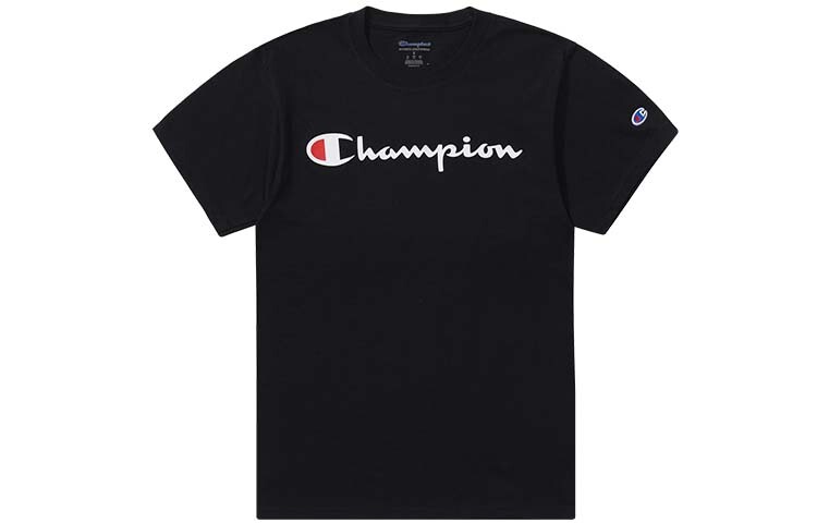 

Футболка унисекс с логотипом Champion, черная