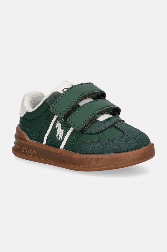 

Детские кроссовки HERITAGE COURT III EZ T-TOE Polo Ralph Lauren, зеленый