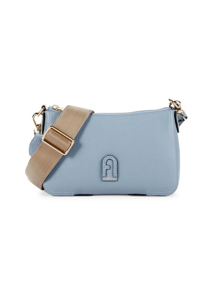 

Сумка через плечо из шагреневой кожи Furla, цвет Avio Light