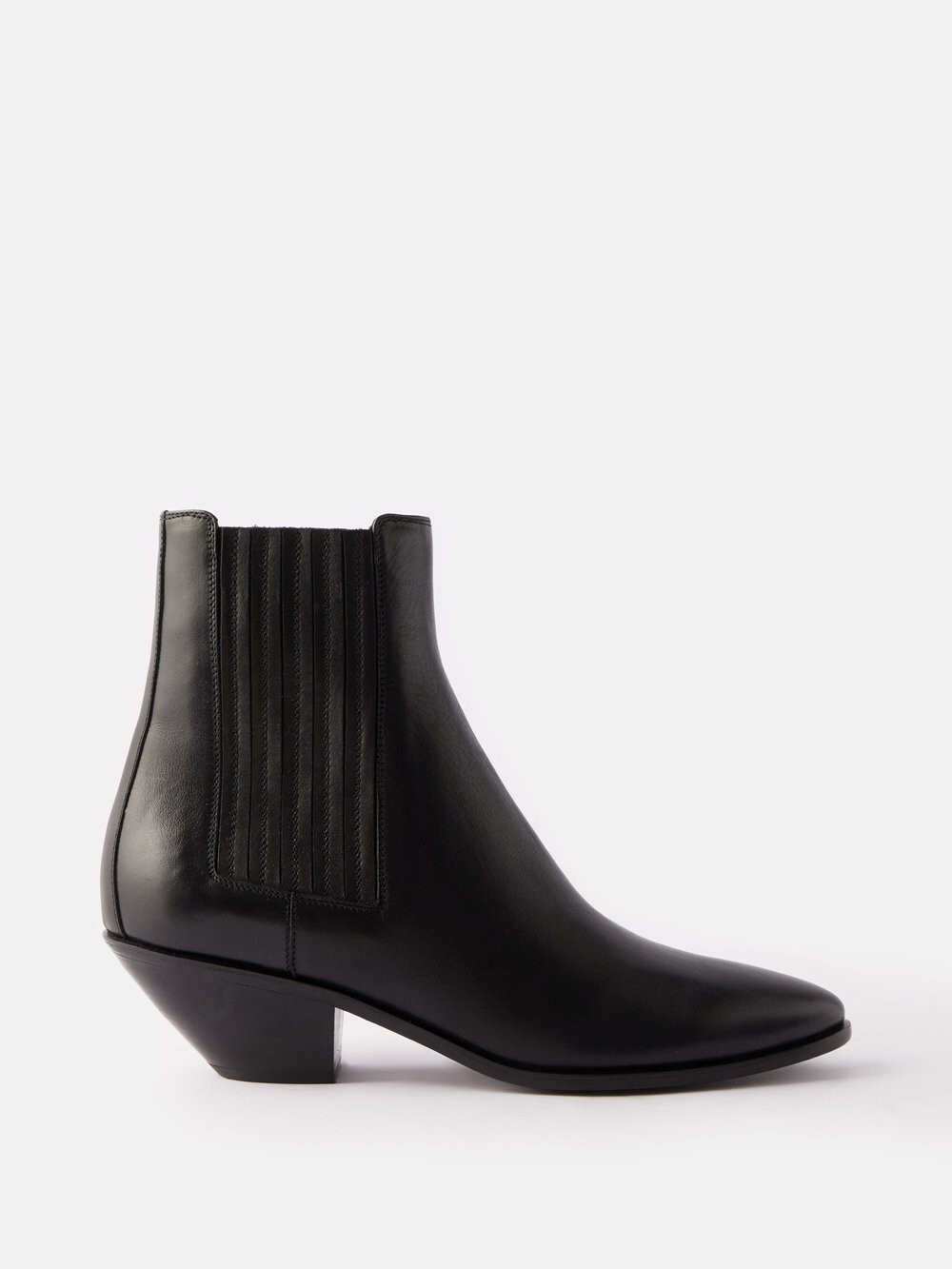 

Кожаные ботильоны west 45 Saint Laurent, черный