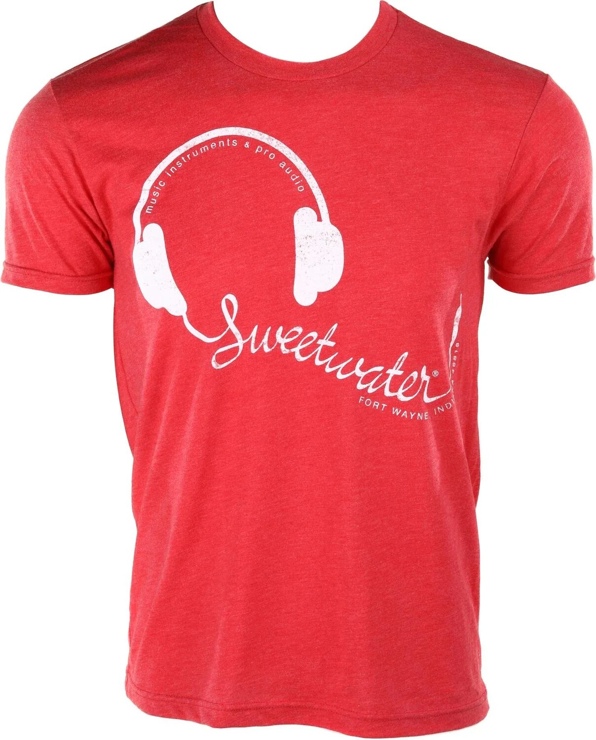 

Футболка с рисунком Sweetwater «Headphone Script» — большая