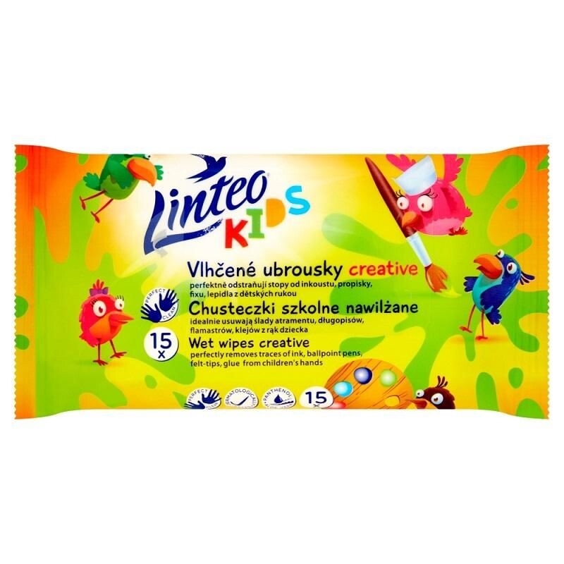 

Linteo Kids влажные салфетки, 15 шт.