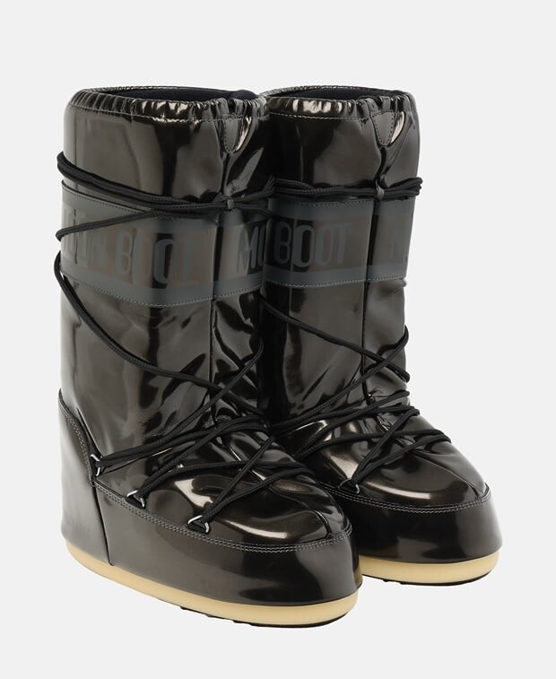 

Ботинки на шнуровке Moon Boot, черный