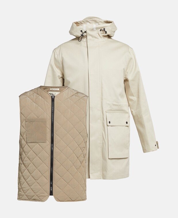 

Двухслойное пальто Ted Baker, экрю