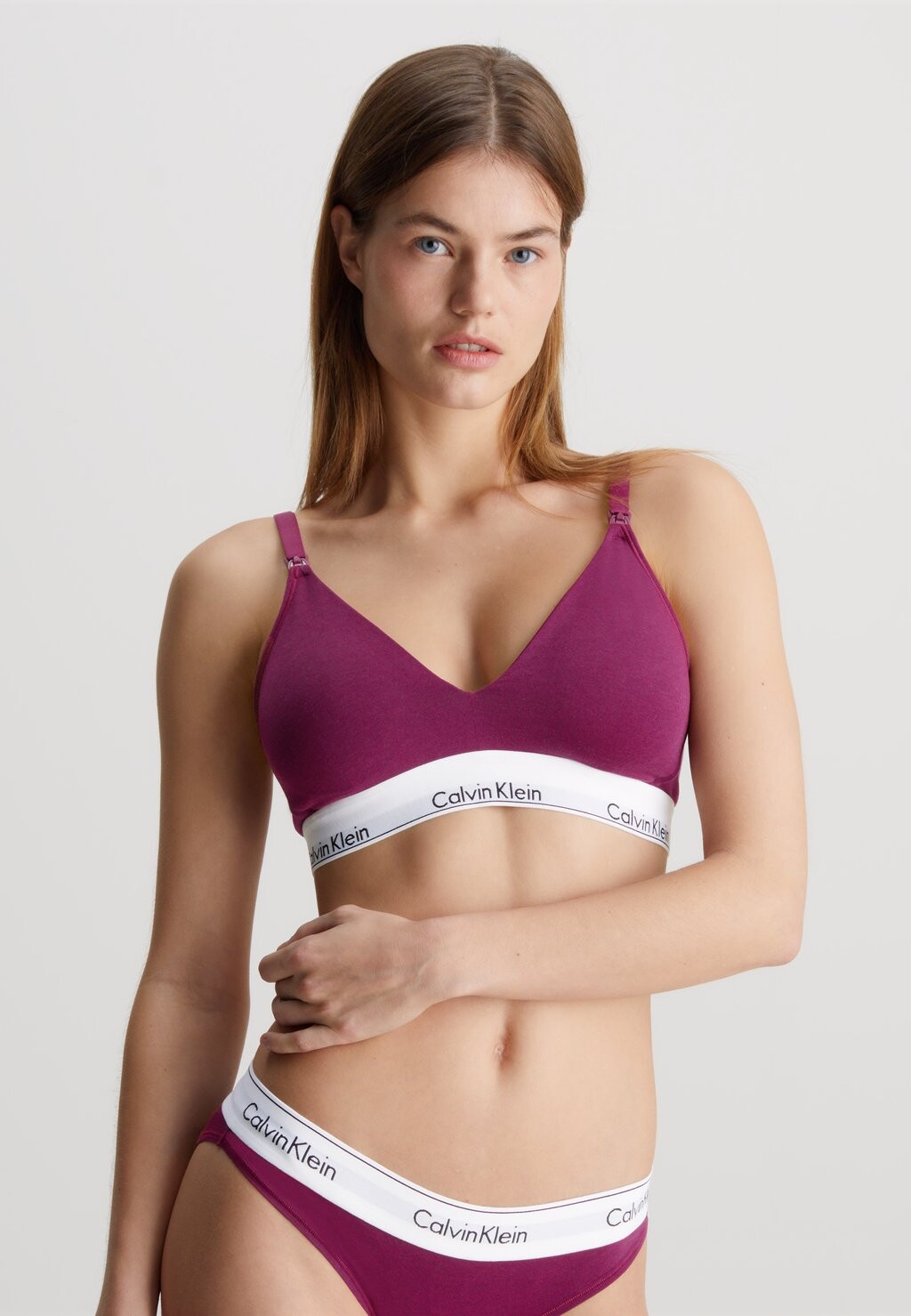 

Треугольный бюстгальтер MATERNITY Calvin Klein, фиолетовый