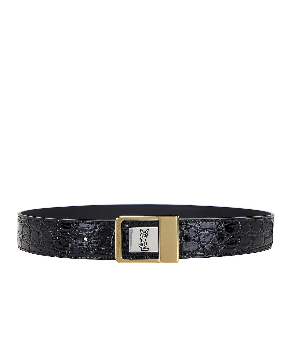 

Ремень Saint Laurent Monogramme, неро