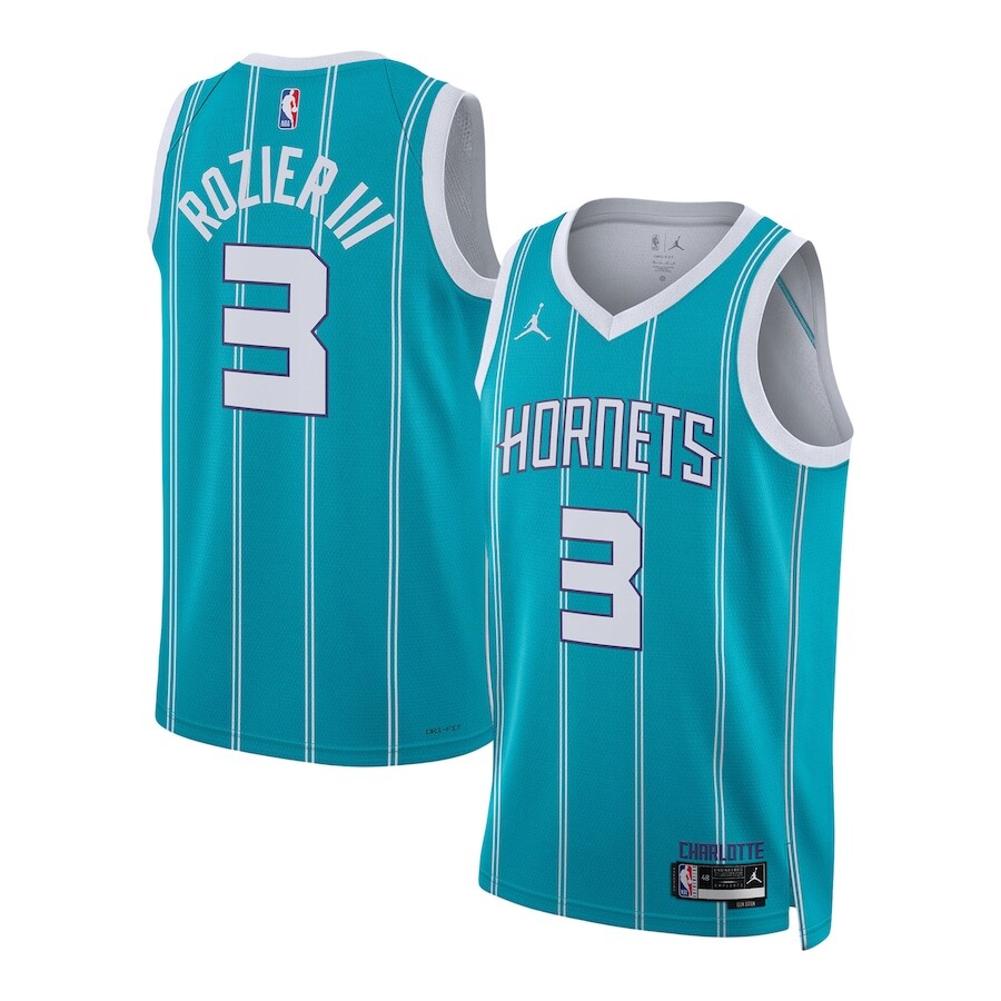 

Джерси Jordan Brand Charlotte Hornets, бирюзовый