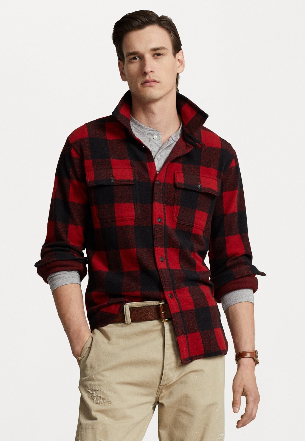 

Рубашка С ДЛИННЫМ РУКАВОМ Polo Ralph Lauren, Мэдисон красный/черный