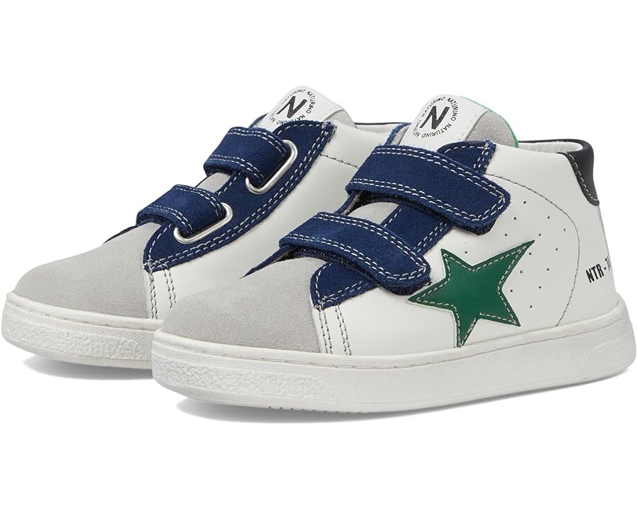 

Кроссовки Naturino Pinn High VL, цвет White/Grey/Azure