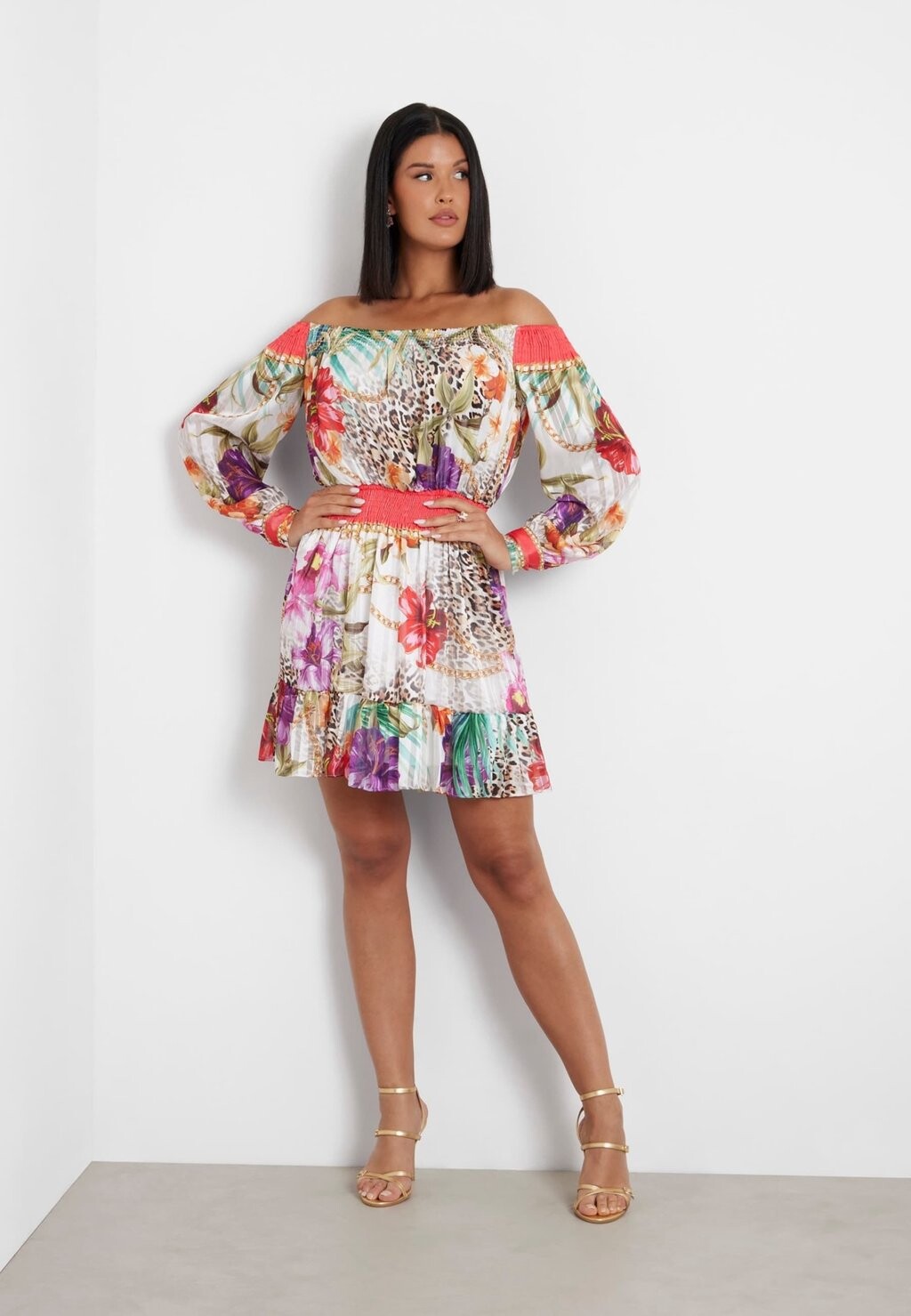 

Дневное платье KURZES PRINT Guess, разноцветный