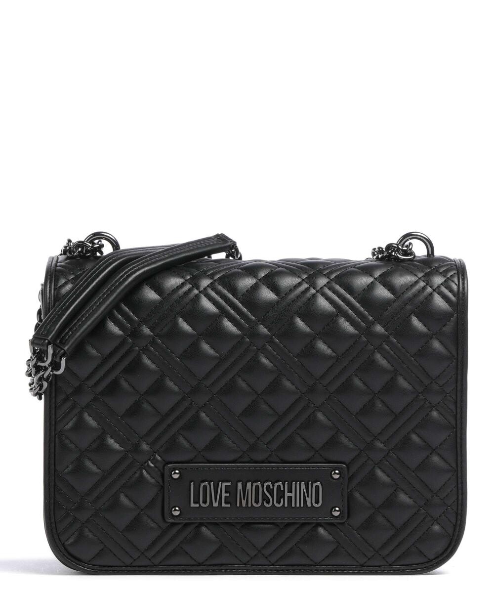 

Стеганая сумка через плечо из искусственной кожи Love Moschino, черный