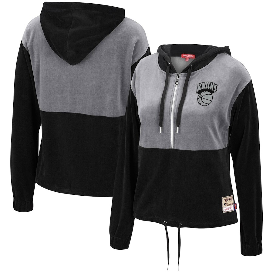 

Толстовка на молнии Mitchell & Ness New York Knicks, черный