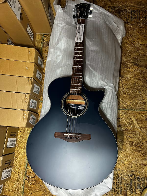 Акустическая гитара Ibanez AE275-DBF 2023 - Present - Dark Tide Blue Flat