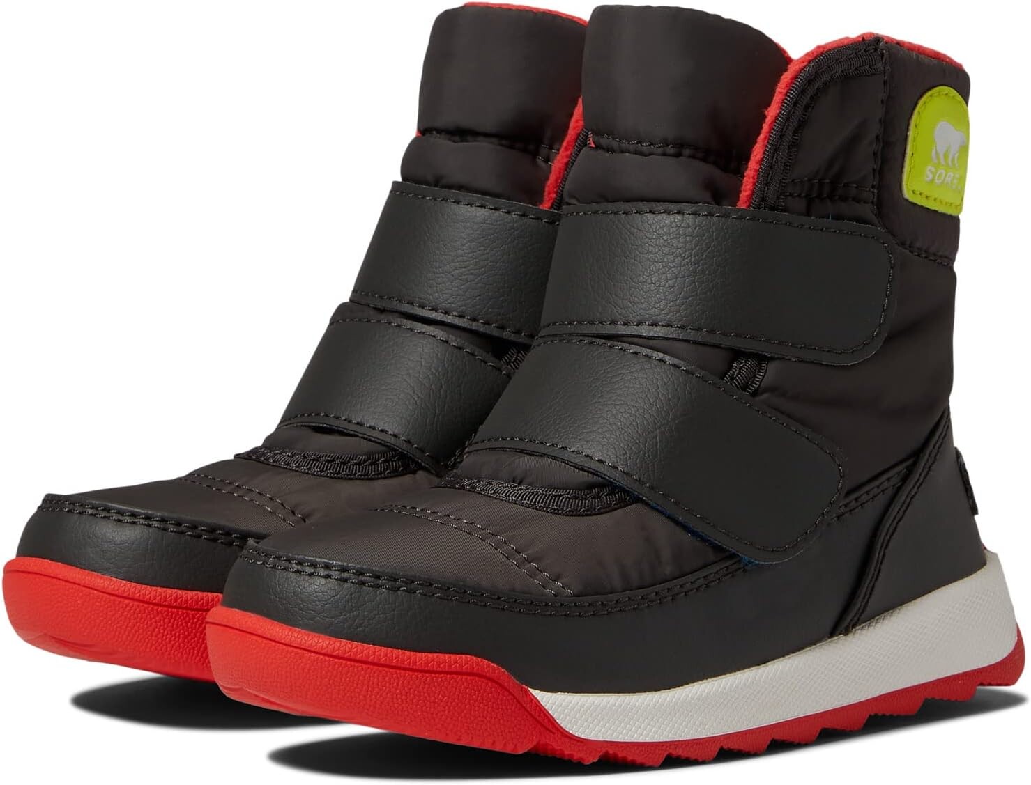 

Зимние ботинки Whitney II Strap SOREL, цвет Jet/Poppy red