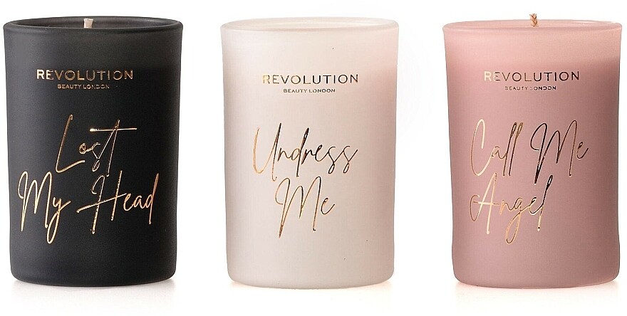 

Парфюмерный набор Makeup Revolution Three Scented Candles Indulgence Collection