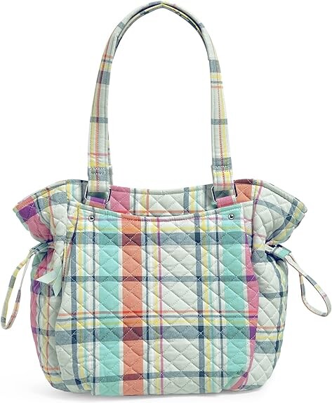 

Женская хлопковая сумочка-сэтчел Vera Bradley Glenna, плед