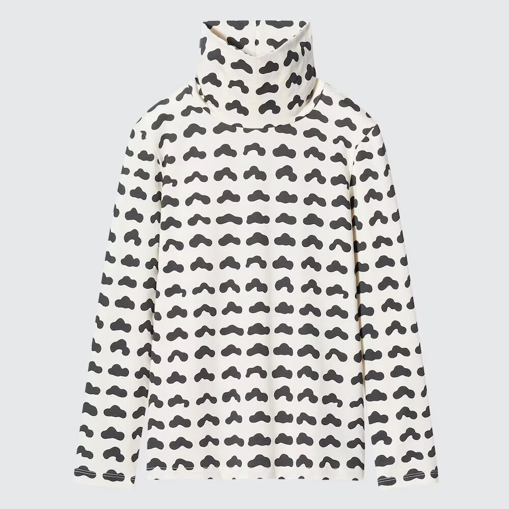 

Футболка UNIQLO Heattech с длинным рукавом, белый