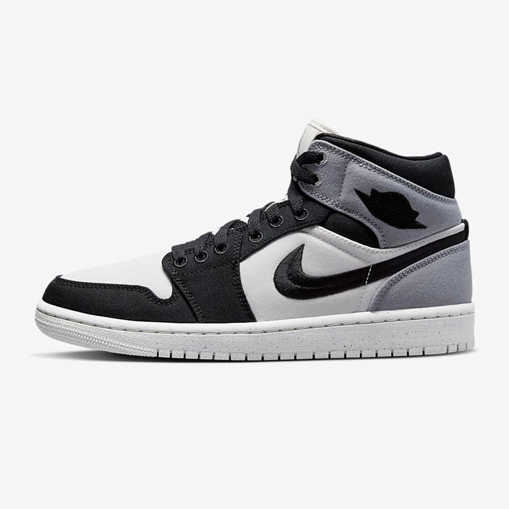 

Кроссовки Nike Air Jordan 1 Mid SE, серый/чёрный (Размер 37 RU)