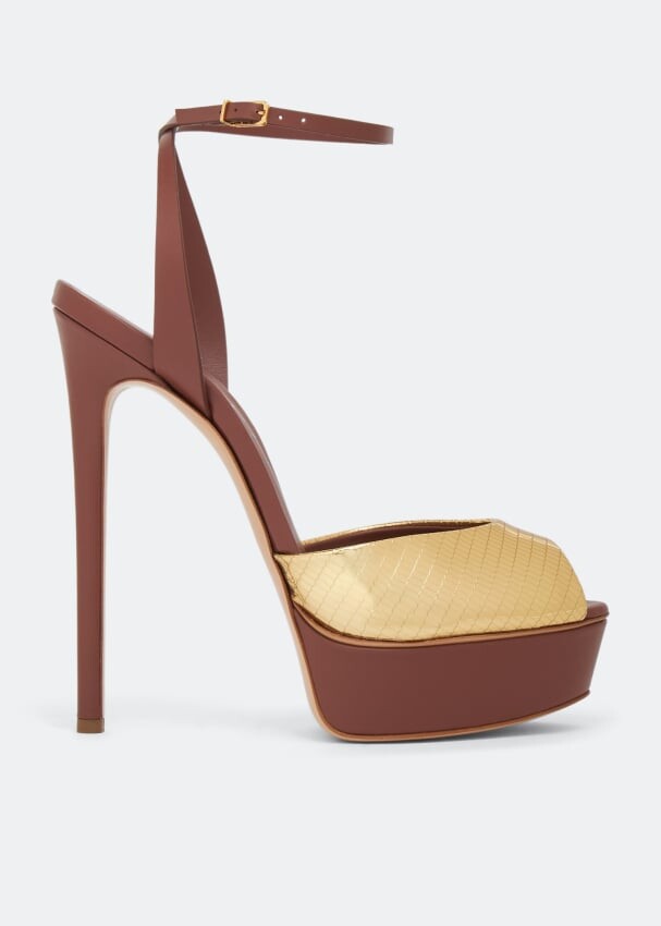 

Сандалии CASADEI C-Viper sandals, золотой