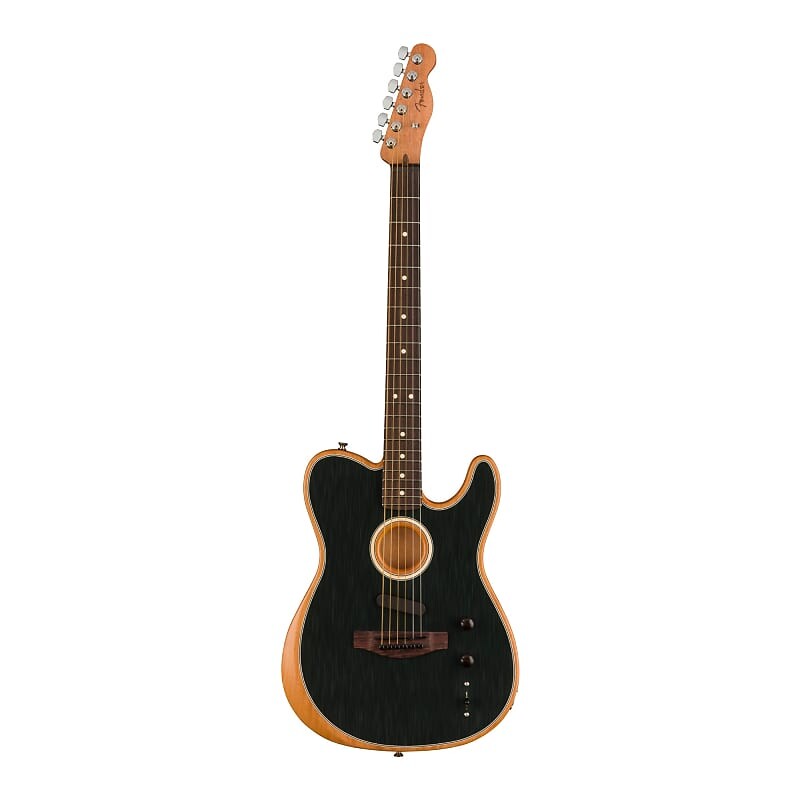 

6-струнная электроакустическая гитара Fender Acoustasonic Player Telecaster (матовый черный) Fender Acoustasonic Player Telecaster 6-String Acoustic-Electric Guitar (Black)