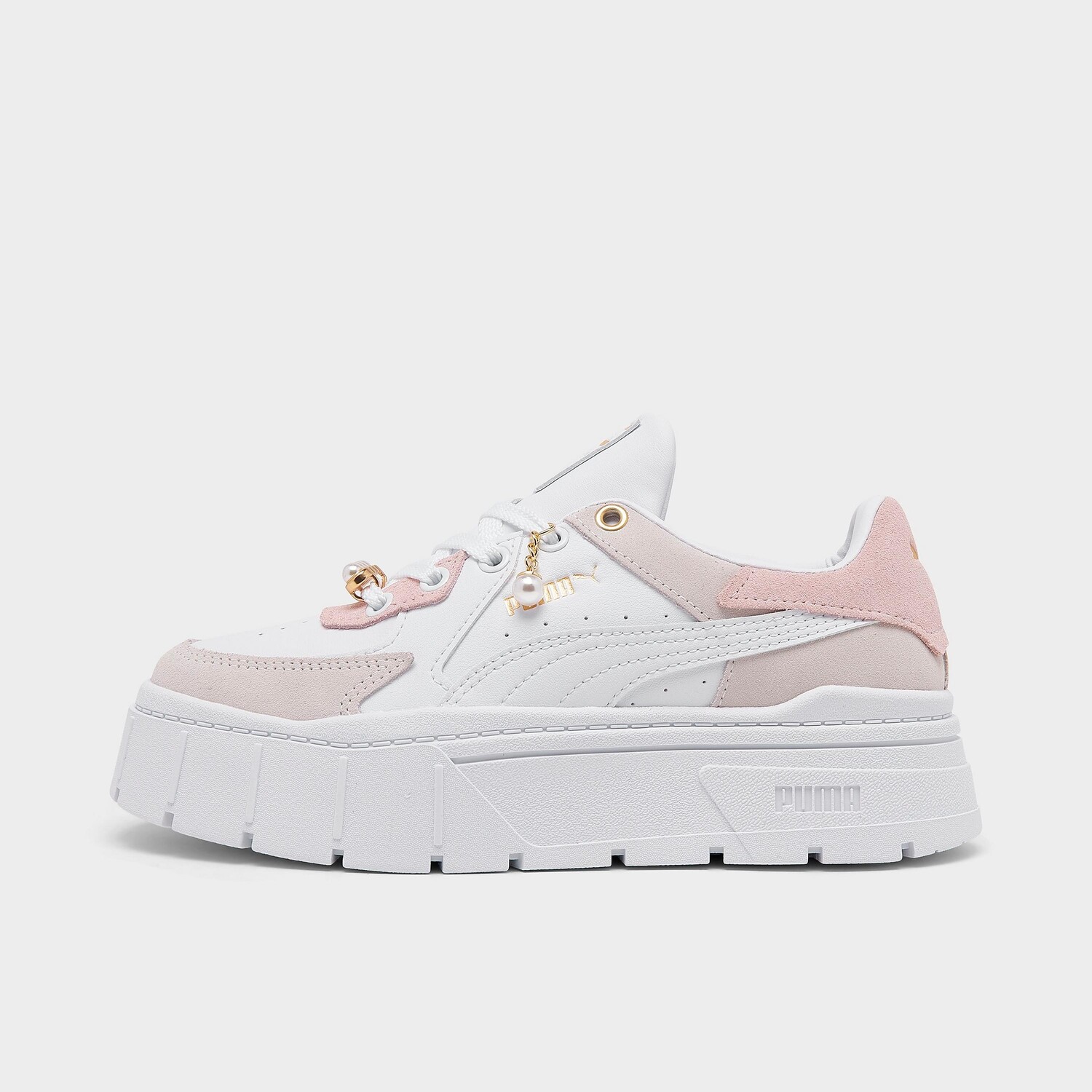 

Женская повседневная обувь на толстой платформе Puma Mayze Stacked Edgy, белый