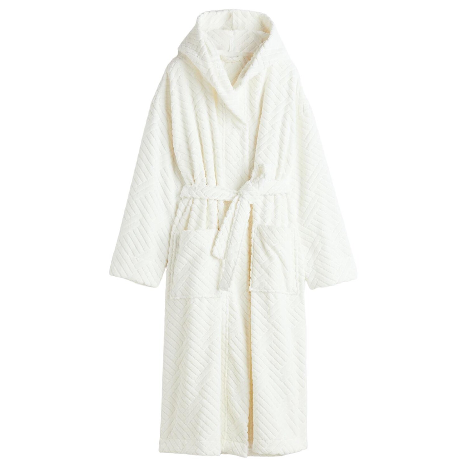 

Махровый халат H&M Hooded Terry, белый