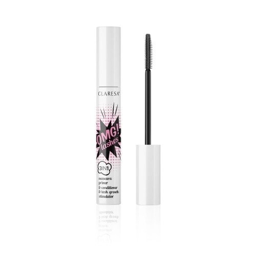 

База для ресниц Claresa и стимулятор роста Omg Lashes! 3в1 10г