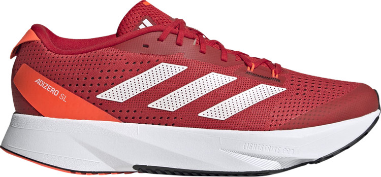 Кроссовки Adidas Adizero SL 'Scarlet Solar Red', красный