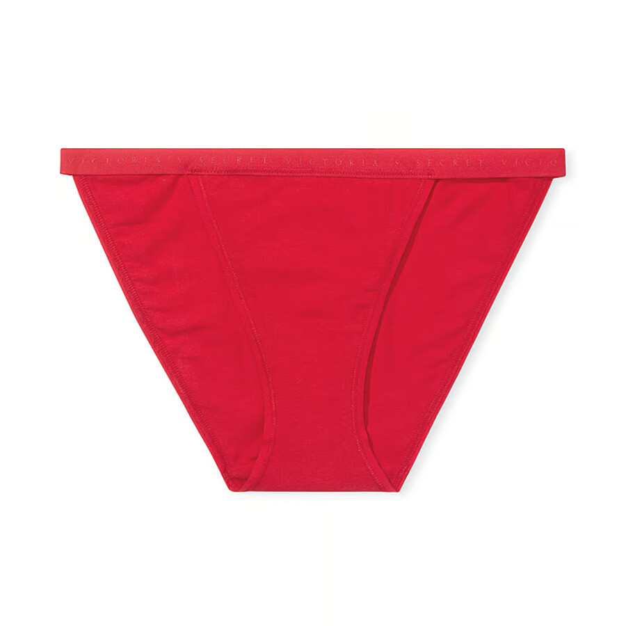 

Трусы Victoria's Secret Stretch Cotton String Bikini Classic, красный