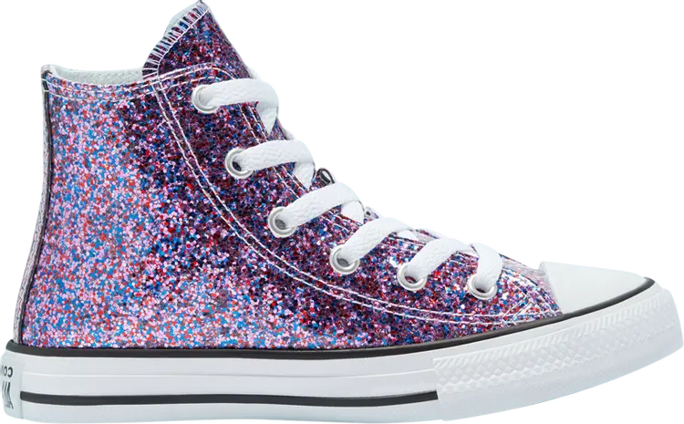 

Кроссовки Converse Chuck Taylor All Star High GS Coated Glitter, розовый