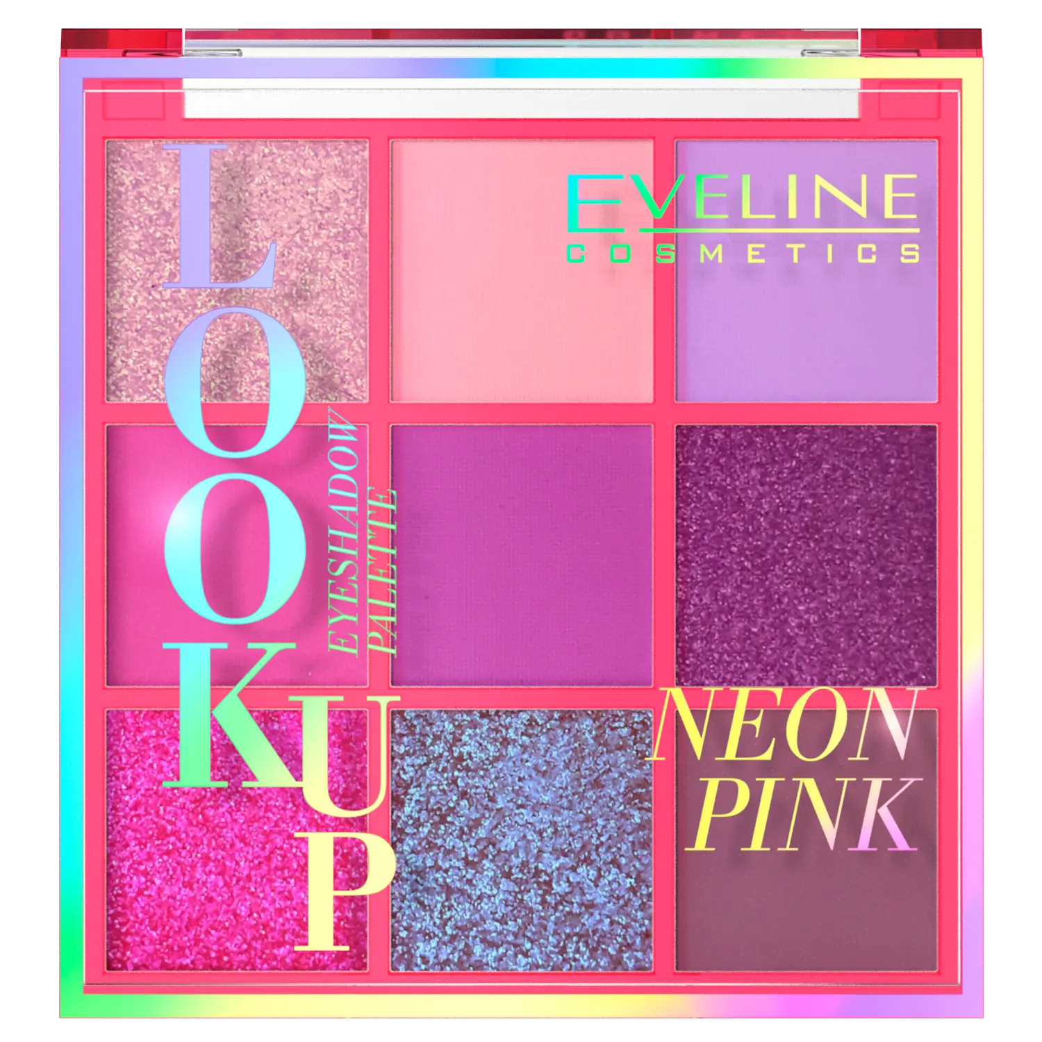 

Eveline Cosmetics Look Up Neon Pink палетка теней для век, 9 г
