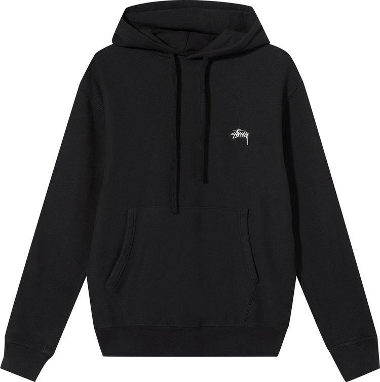 

Худи Stussy Stock Logo Hoodie 'Black', черный