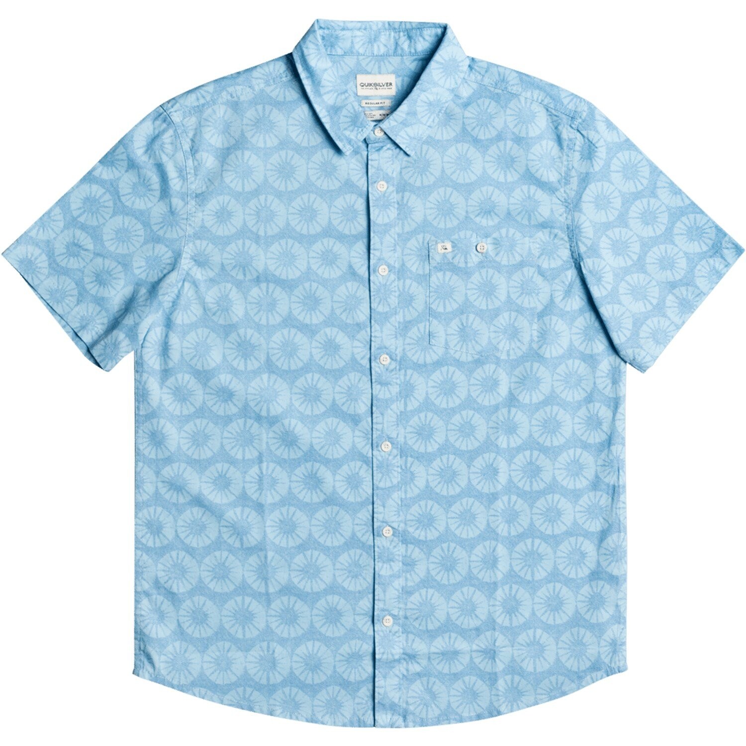 

Рубашка Quiksilver Sun Medallion с короткими рукавами, синий