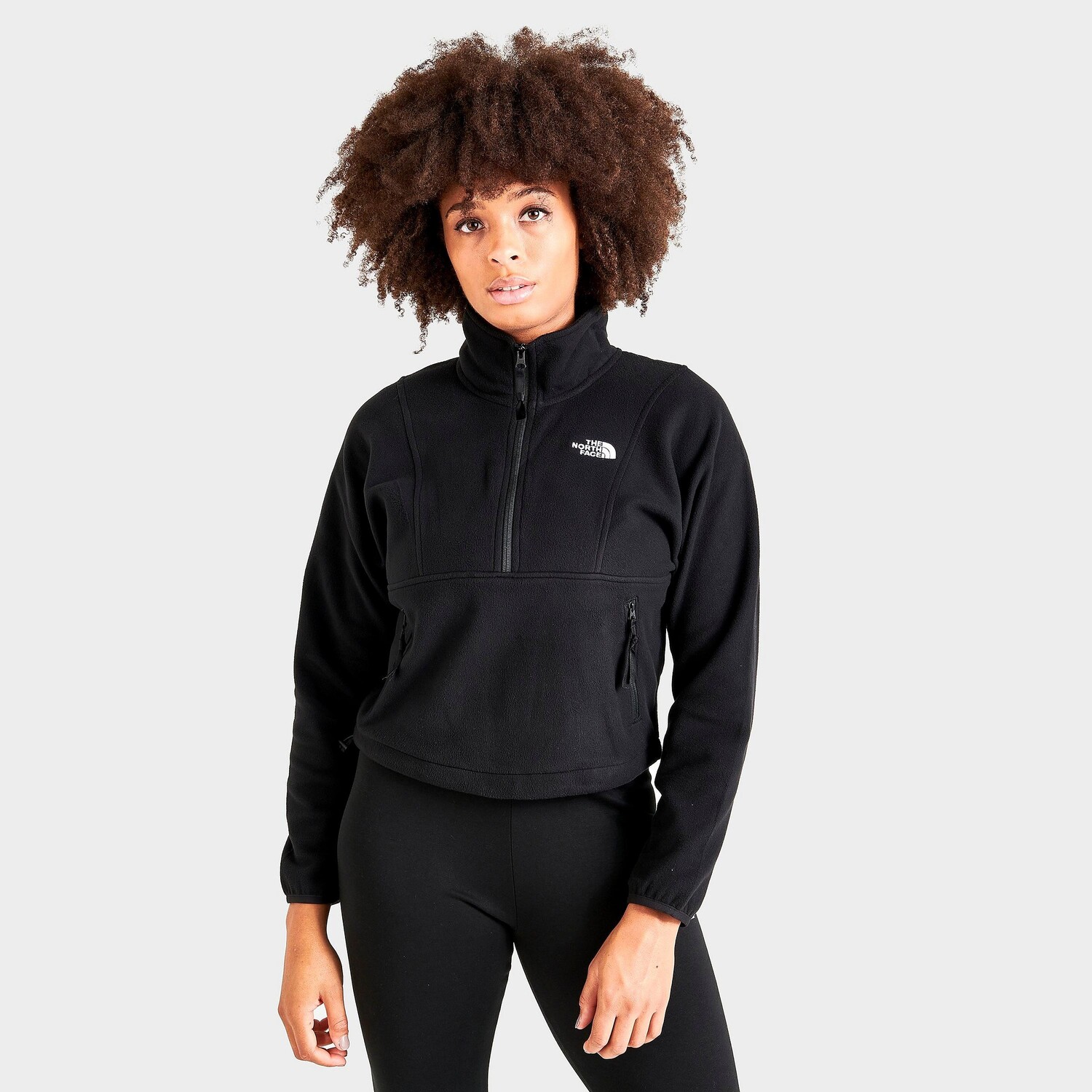 

Женский флисовый топ с молнией на четверть The North Face TKA Attitude, черный
